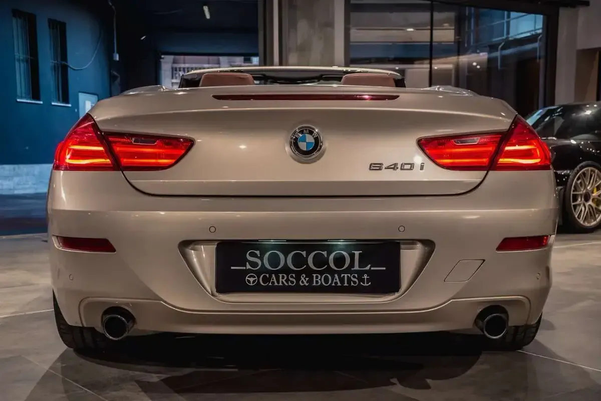 Usata BMW 640 Cabriolet 320 CV (235 kW) 2013 Argento Cabrio