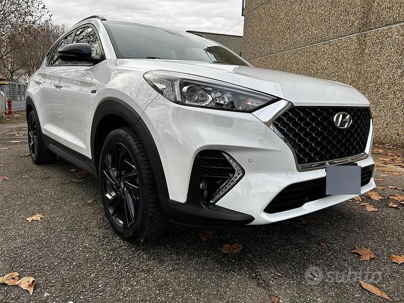 Usata Hyundai Tucson N Line 136 CV (100 kW) 2019 Bianco SUV