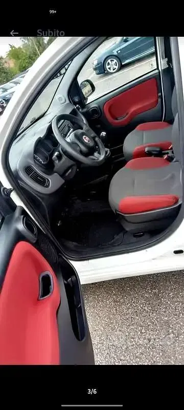 Usata Fiat Panda Easy 95 CV (69 kW) 2016 Bianco Utilitaria