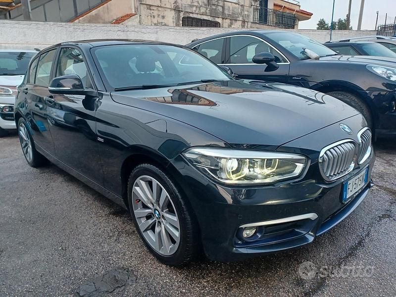 Usata BMW 116 Urban Line 116 CV (85 kW) 2017 Nero Utilitaria