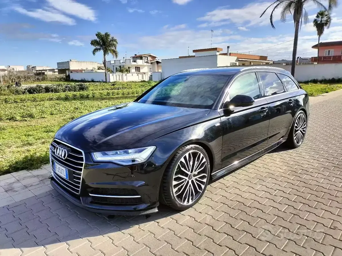Usata Audi A6 S-Line 218 CV (160 kW) 2016 Nero Station wagon