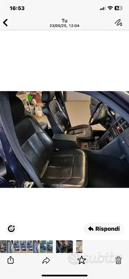 Usata Mercedes C200 192 CV (141 kW) 1996 Blu Berlina