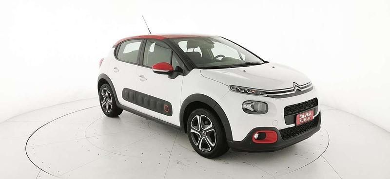 Bianco / tetto rosso Usata 2020 Citroën C3 PureTech Due volumi | 10.500 € (Buon prezzo) - Immagine 1/4