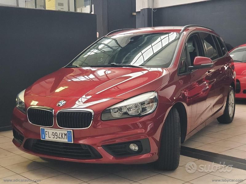 Usata BMW 216 Active Tourer 116 CV (85 kW) 2017 Rosso Monovolume