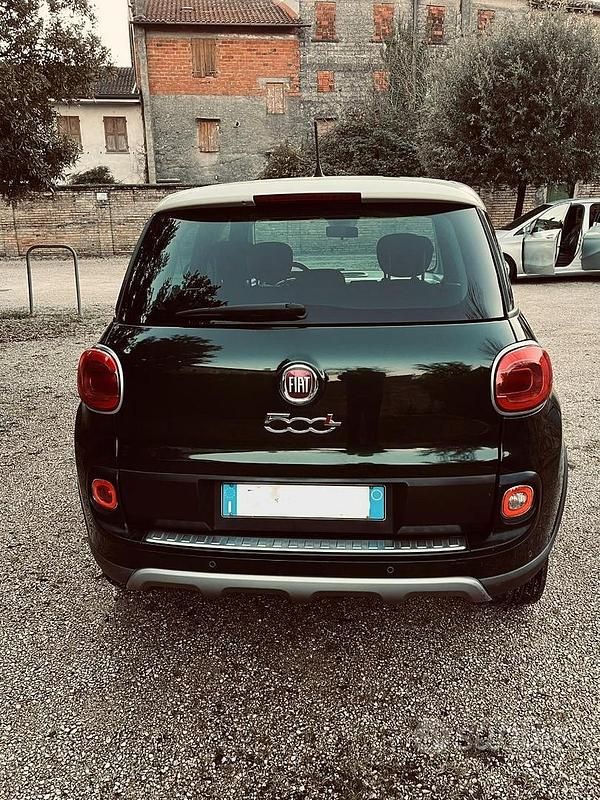 Usata Fiat 500L Trekking 105 CV (77 kW) 2014 Verde Monovolume
