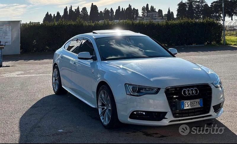 Usata Audi A5 177 CV (130 kW) 2014 Bianco