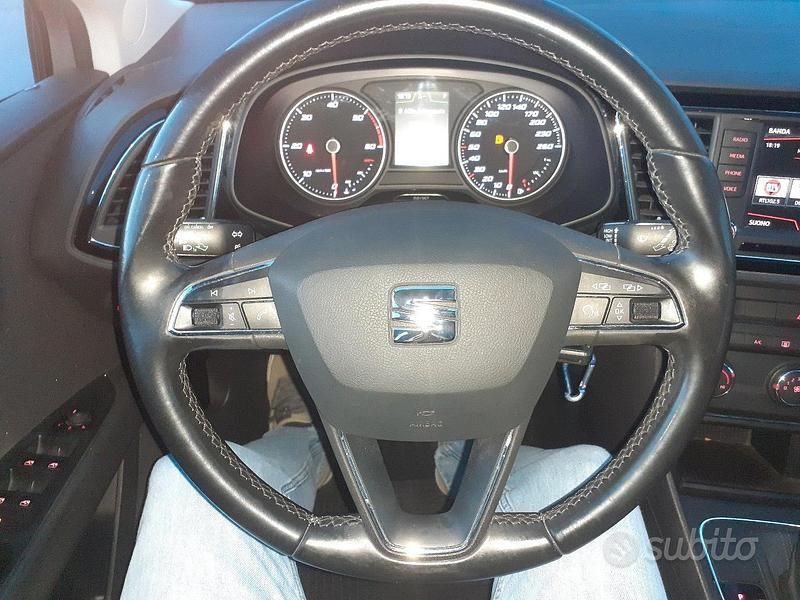 Usata Seat Leon 110 CV (80 kW) 2016 Grigio Station wagon