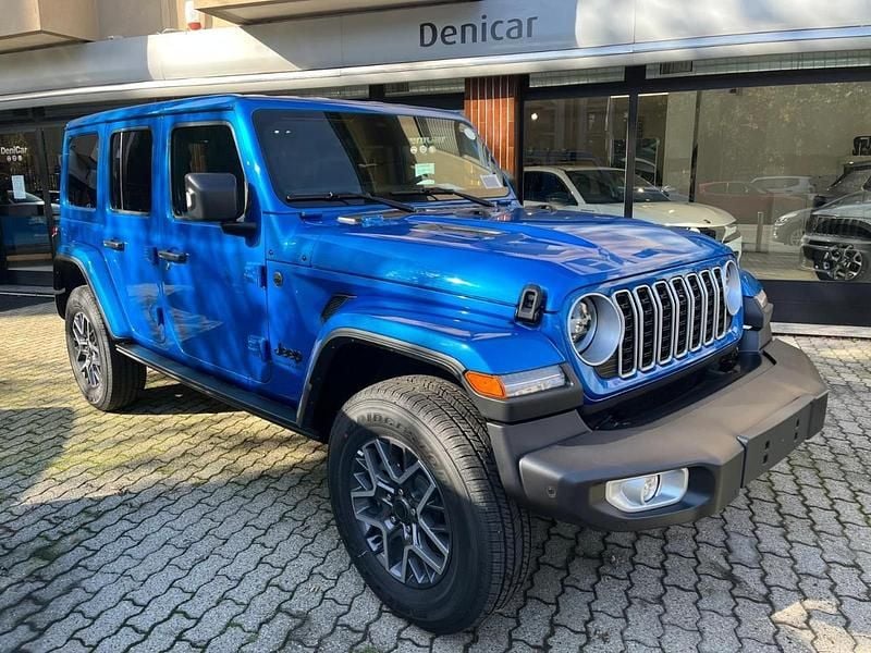 Nuova Jeep Wrangler Unlimited Sahara 272 CV (200 kW) 2025 Blu SUV