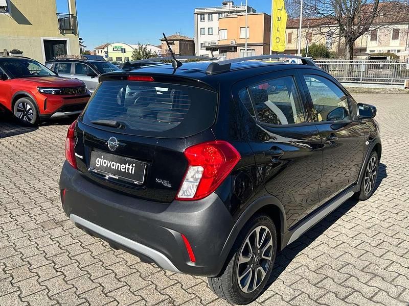 Usata Opel Karl Rocks 73 CV (53 kW) 2019 Nero Utilitaria