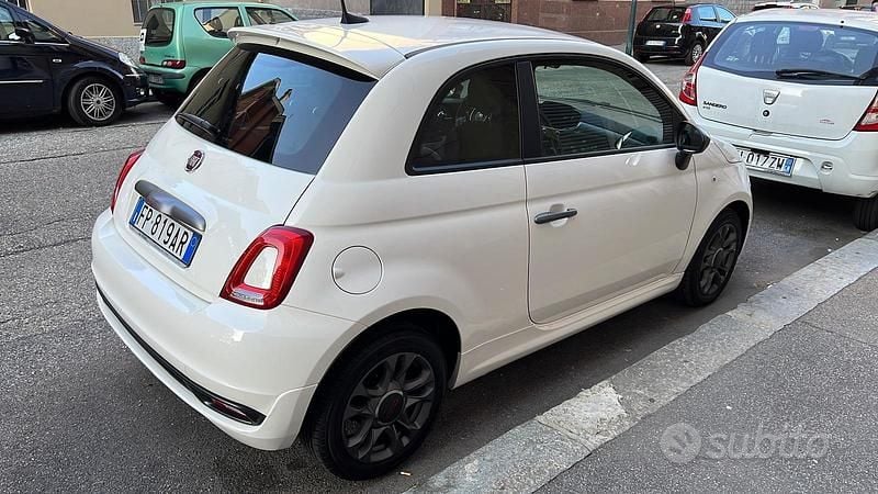 Usata Fiat 500S Sport 95 CV (69 kW) 2018 Bianco Utilitaria