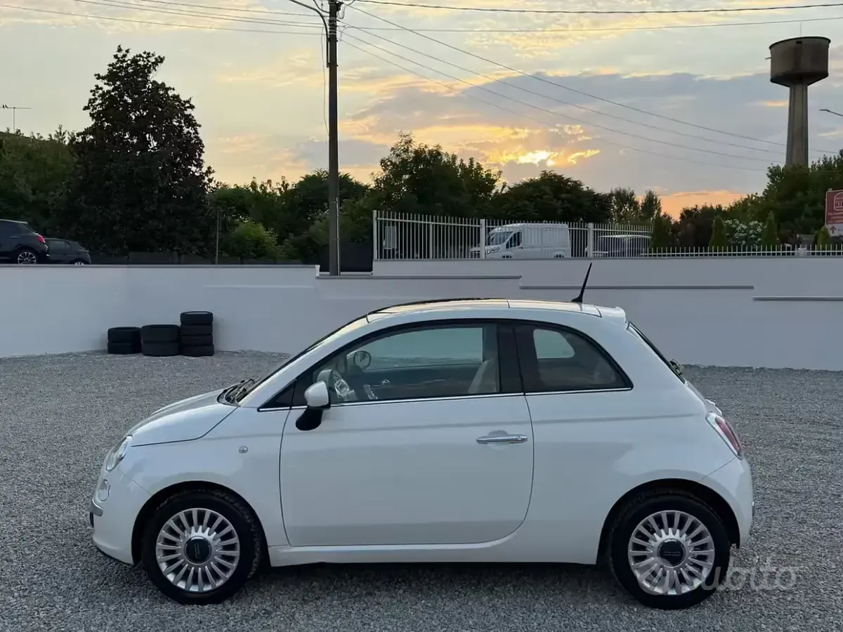 Usata Fiat 500 Lounge 69 CV (50 kW) 2014 Bianco Berlina