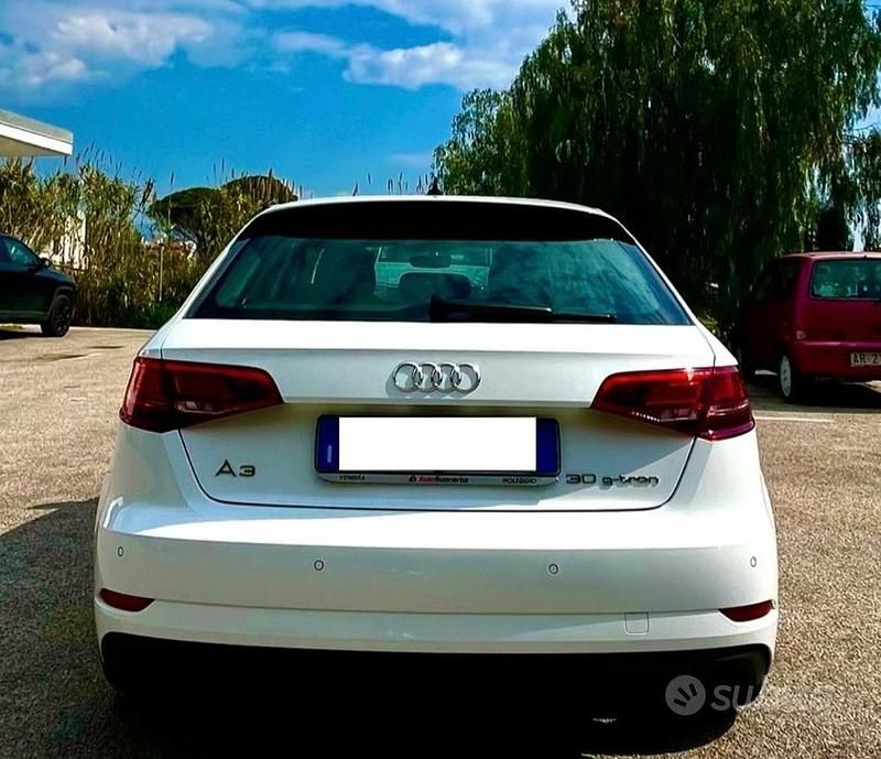Usata Audi A3 Sportback g-tron 131 CV (96 kW) 2019 Bianco Utilitaria