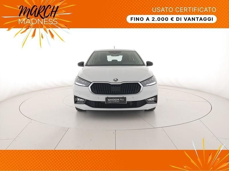 Usata Skoda Fabia 95 CV (69 kW) 2025 Bianco luna metallizzato Utilitaria