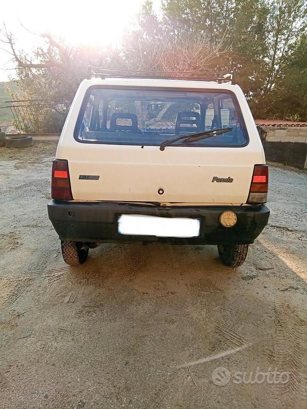 Usata Fiat Panda 45 CV (33 kW) 2003 Bianco Utilitaria