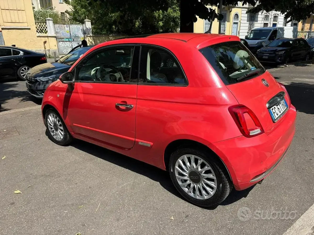Usata Fiat 500 Lounge 69 CV (50 kW) 2016 Rosso Berlina