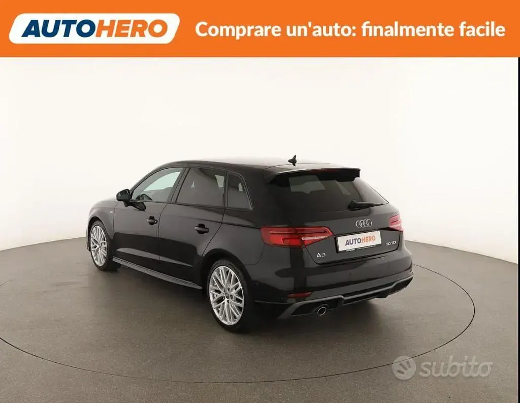 Usata Audi A3 116 CV (85 kW) 2018 Nero Berlina