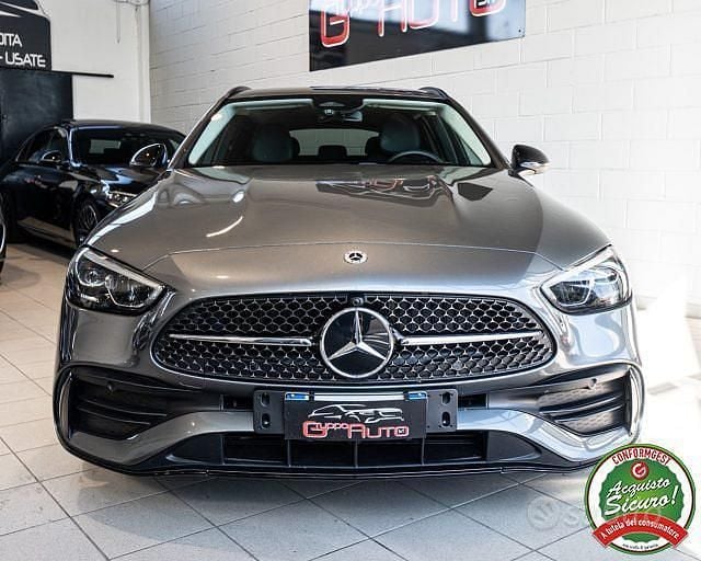Usata Mercedes C300e Premium Plus 204 CV (150 kW) 2022 Grigio Station wagon