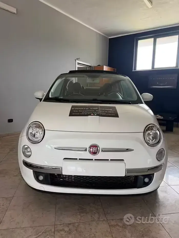 Usata Fiat 500 Lounge 69 CV (50 kW) 2014 Bianco