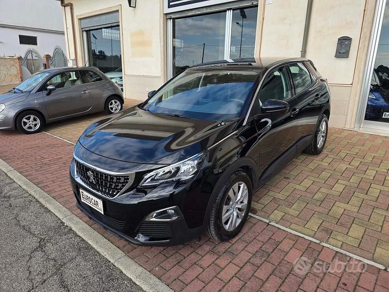 Usata Peugeot 3008 Business-Line 131 CV (96 kW) 2019 Nero SUV