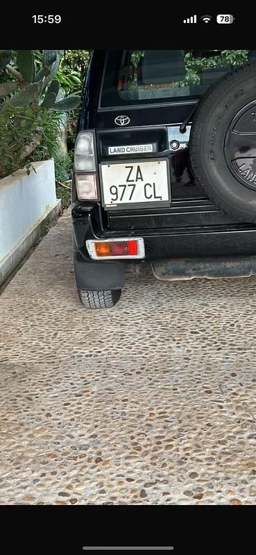 Usata Toyota Land Cruiser 163 CV (119 kW) 2000 Nero SUV