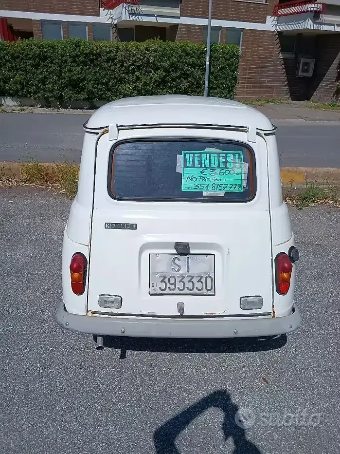 Usata Renault R4 1993 Bianco Berlina