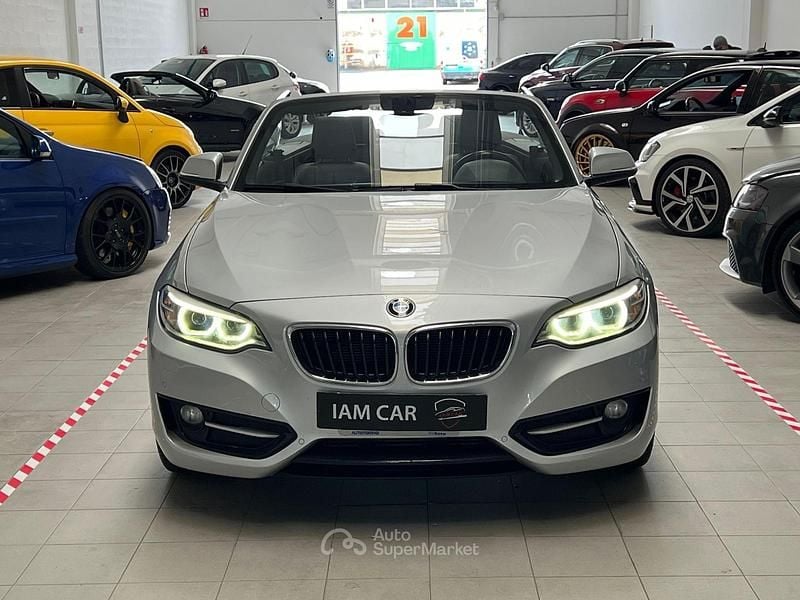 Usata BMW 220 190 CV (139 kW) 2015 Argento Cabrio