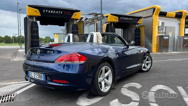 Usata BMW Z4 184 CV (135 kW) 2012 Blu Cabrio