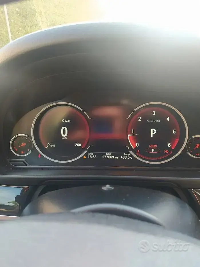 Usata BMW 520 184 CV (135 kW) 2013 Nero Berlina