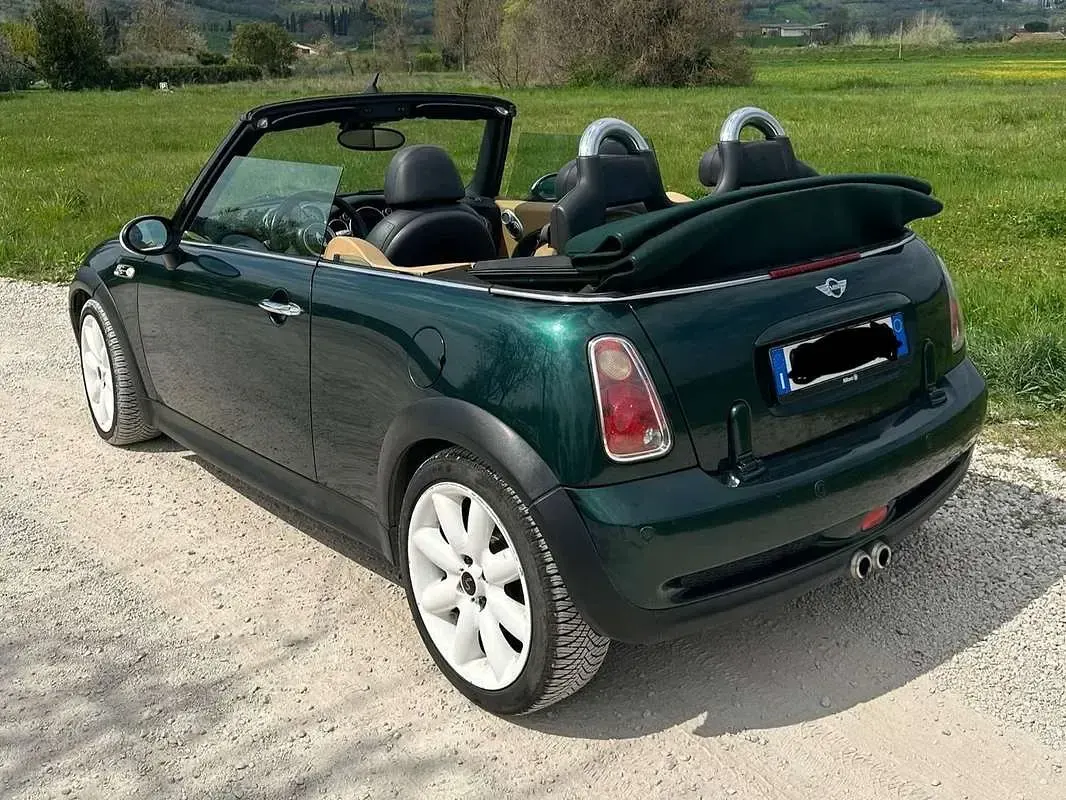 Usata Mini Cooper S Cabriolet 170 CV (125 kW) 2005 Verde Cabrio
