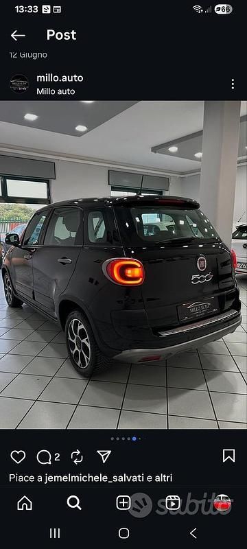 Usata Fiat 500L Cross 2019 Nero Monovolume