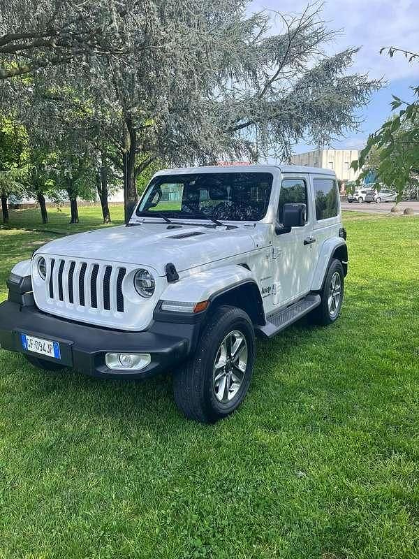Usata Jeep Wrangler Sahara 272 CV (200 kW) 2021 Bianco SUV
