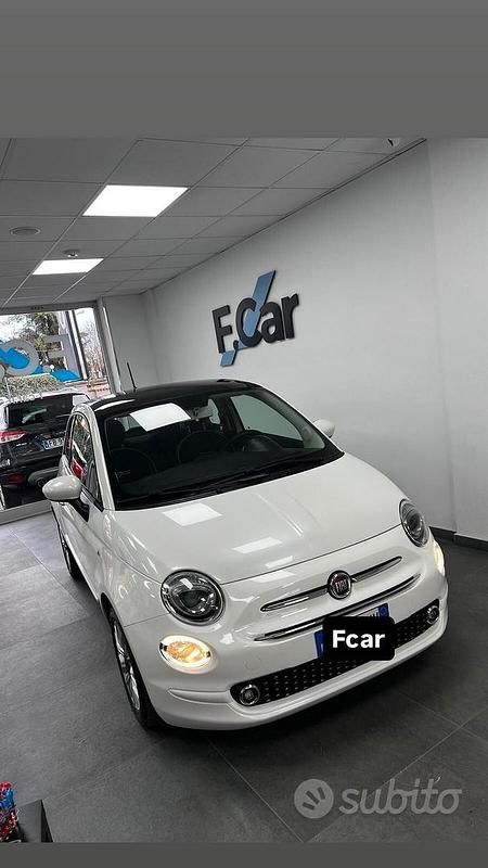 Usata Fiat 500 Lounge 69 CV (50 kW) 2018 Bianco Utilitaria