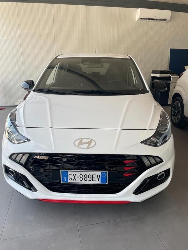 Bianco Usata 2024 Hyundai i10 N Line Due volumi | 17.500 € (Buon prezzo) - Immagine 1/4