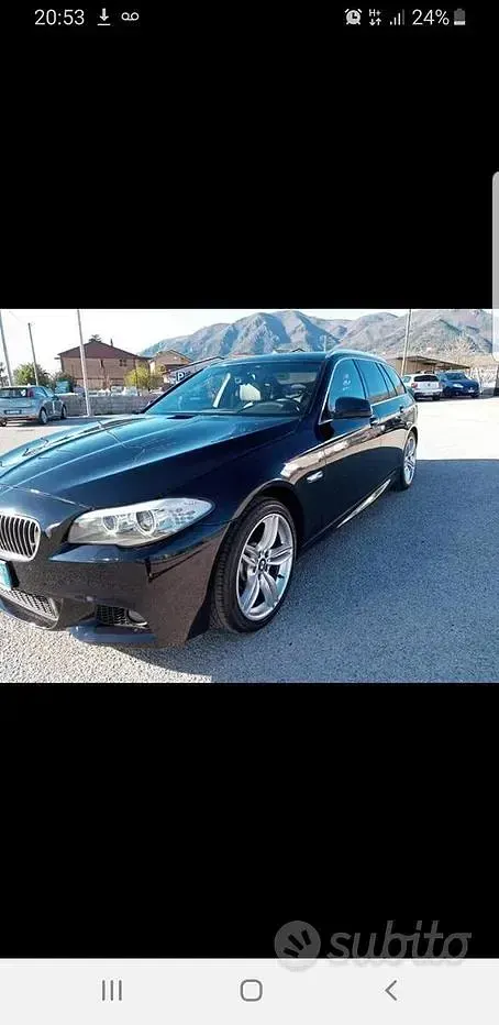 Usata BMW 525 M Sport 218 CV (160 kW) 2012 Nero Berlina