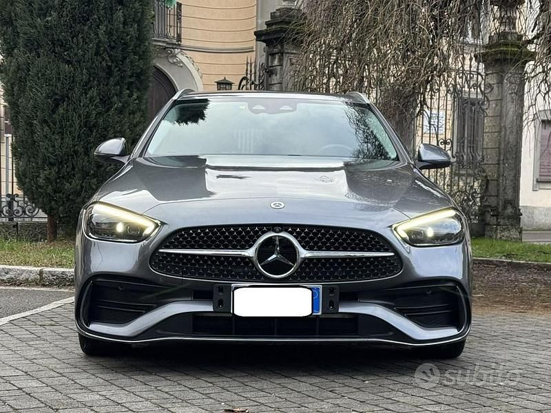 Usata Mercedes C220 Premium Plus 200 CV (147 kW) 2022 Grigio scuro Station wagon