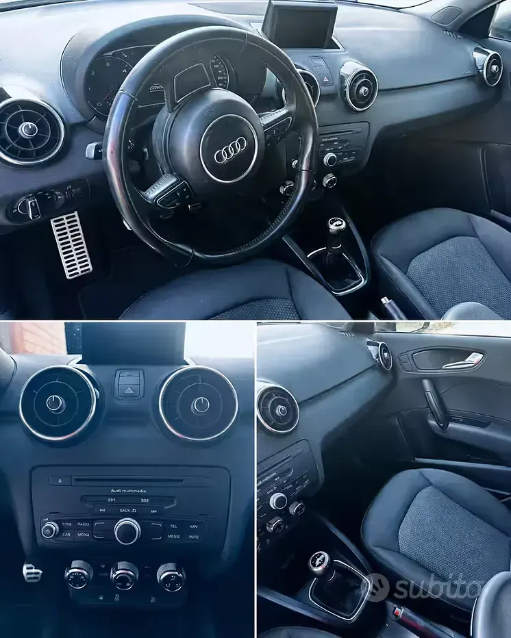 Usata Audi A1 Sportback S-Line 90 CV (66 kW) 2014 Grigio Utilitaria