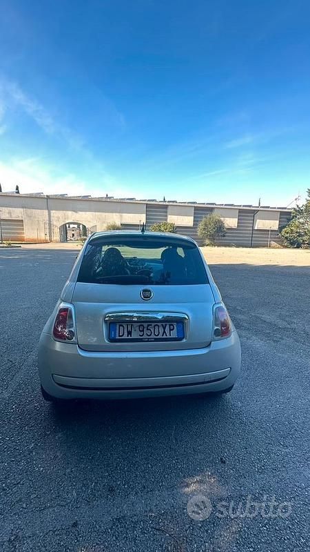 Usata Fiat 500 75 CV (55 kW) 2009 Grigio Utilitaria