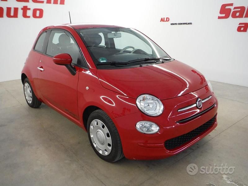 Usata Fiat 500 Pop 69 CV (50 kW) 2020 Rosso Utilitaria