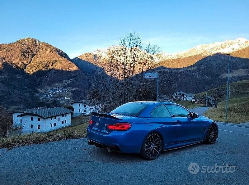 Usata BMW 430 Cabriolet M Sport 2018 Blu Cabrio