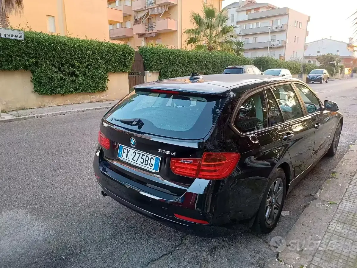 Usata BMW 316 116 CV (85 kW) 2014 Nero Station wagon