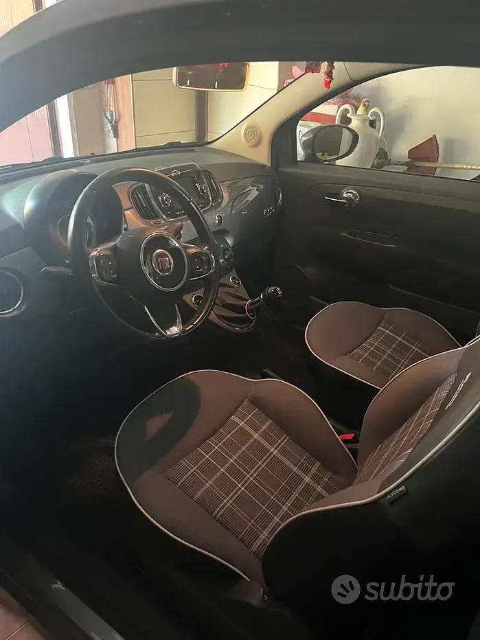 Usata Fiat 500 69 CV (50 kW) 2016 Grigio Berlina