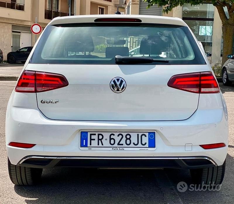Usata VW Golf VII 2018 Bianco Berlina