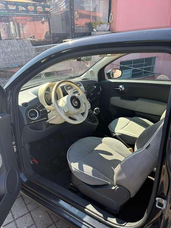 Usata Fiat 500 Lounge 69 CV (50 kW) 2016 Nero Utilitaria