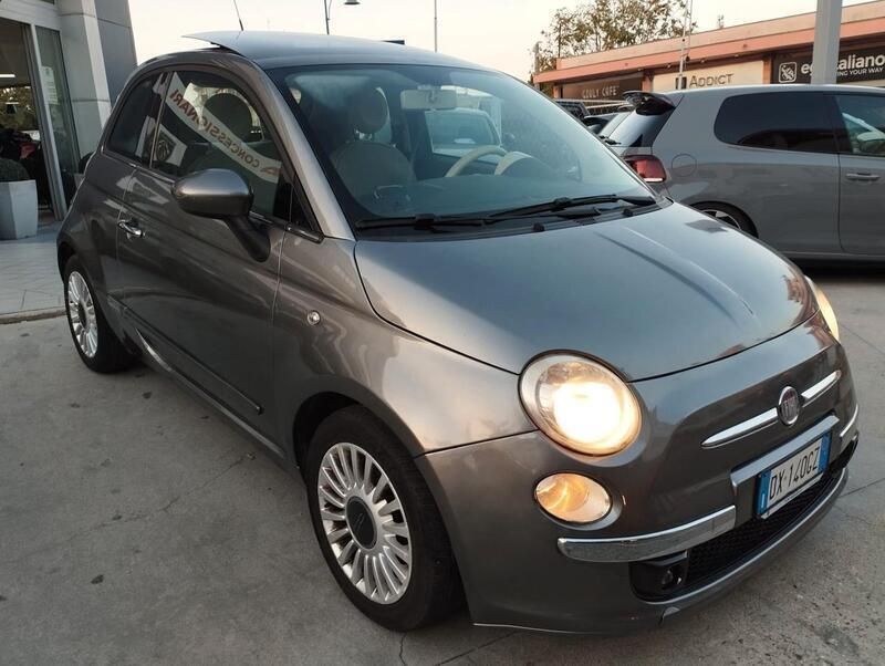 Usata Fiat 500 Lounge 69 CV (50 kW) 2009 Grigio Berlina