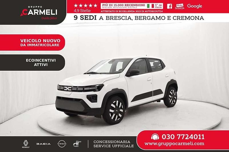 Bianco kaolin Nuova 2025 Dacia Spring Expression Due volumi | 3900 € - Immagine 1/4