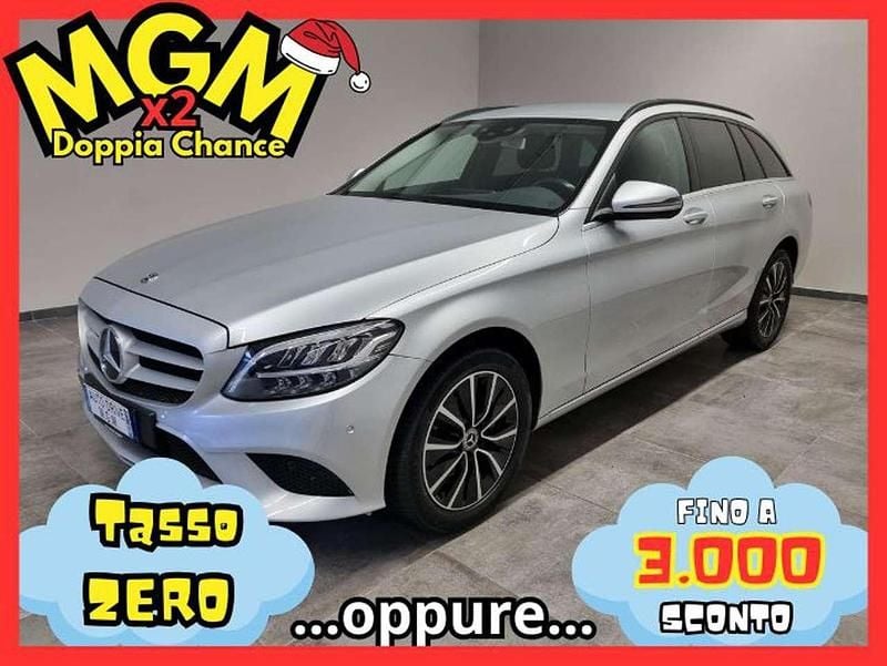 Usata Mercedes C220 Premium 194 CV (142 kW) 2020 Argento Station wagon
