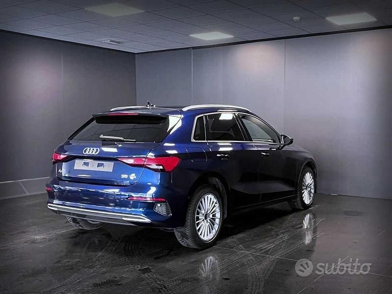 Usata Audi A3 Advanced 150 CV (110 kW) 2022 Blu Berlina