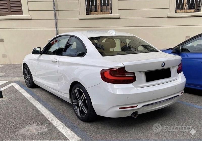 Usata BMW 218 Sport Line 150 CV (110 kW) 2017 Bianco Coupé