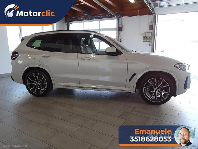 Usata BMW X3 M Sport 190 CV (139 kW) 2021 Bianco SUV