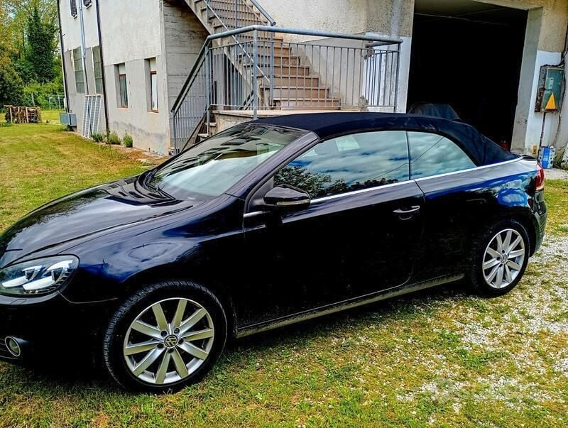Usata VW Golf Cabriolet 116 CV (85 kW) 2012 Nero Cabrio